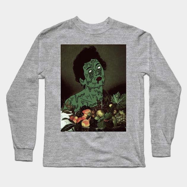 Grime Zombie Caravaggio Long Sleeve T-Shirt by Galagae